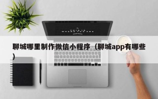 沈丘聊城哪里制作微信小程序（聊城app有哪些）